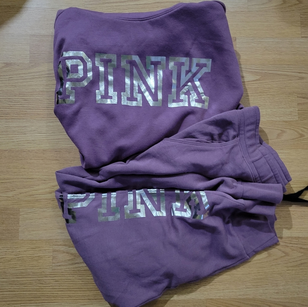 Victoria secret pink xl sweat suit